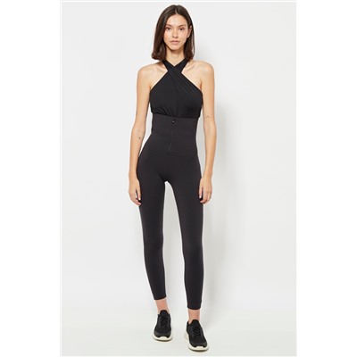 Leggings de sujeción lumbar - Negro
