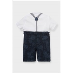 Set - Shorts, Hemd und Hosenträger
