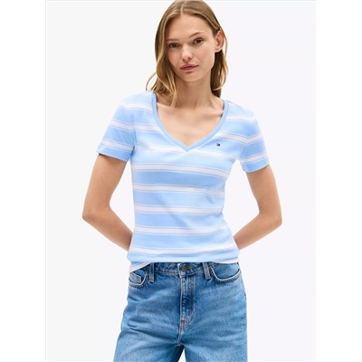V-Neck Stripe Favorite T-Shirt