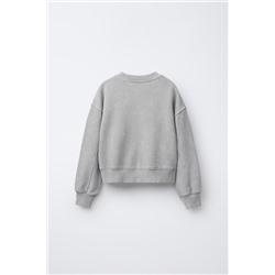 SUDADERA EFECTO LAVADO TEXTO
