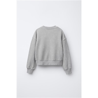 SUDADERA EFECTO LAVADO TEXTO
