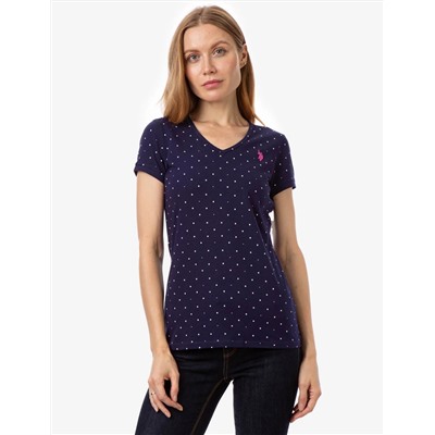 DOT V-NECK T-SHIRT