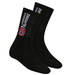 Geographical Norway Herren Sportsocken 3 Paar schwarz GN002HP-BLACK