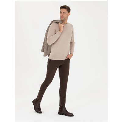 Taş Slim Fit Basic Kazak