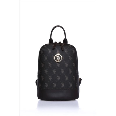 U.S. Polo Assn. Us8705 Kahve-koyu Kahve Kadın Sırt Çantası US8705