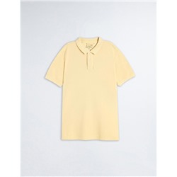 Piquet Polo, Men, Light Yellow