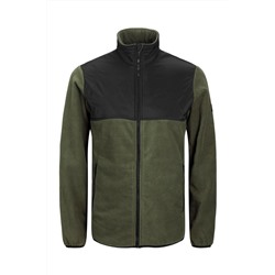 Chaqueta bimateria Verde oscuro