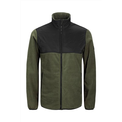 Chaqueta bimateria Verde oscuro