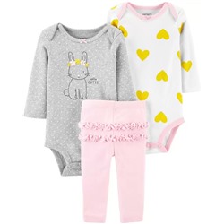 3-Piece Heart Bunny Little Character Set