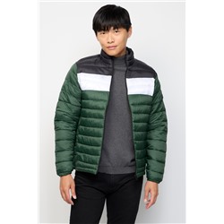 Anorak Caqui y blanco