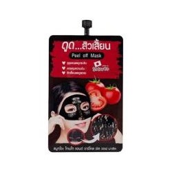 Очищающая маска для лица томат и уголь от Smooto 10 гр / Smooto Tomato & Charcoal Peel Off Mask 10 g
