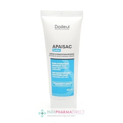 Bailleul Apaisac Hydra+ Crème Hydratation Intense 40ml