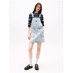 Tommy Jeans Faded Denim Overall Dress