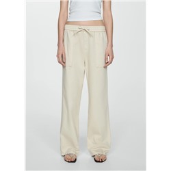Pantalón algodón cintura elástica