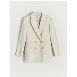 Doppelreihiger Blazer aus Viskosemischung