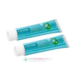 Cattier Kids Bio Dentifrice 7 Ans et + Goût Menthe Douce 2x50mlLot  × 2