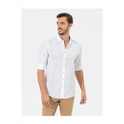 Pierre Cardin Beyaz Slim Fit Uzun Kollu Gömlek G021GL004.000.1622602.VR013