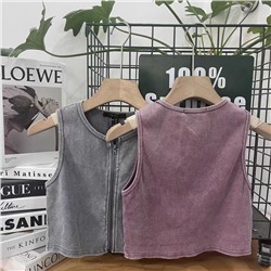 Классный эластичный топ на молнии 💓 Foreve*r 21
