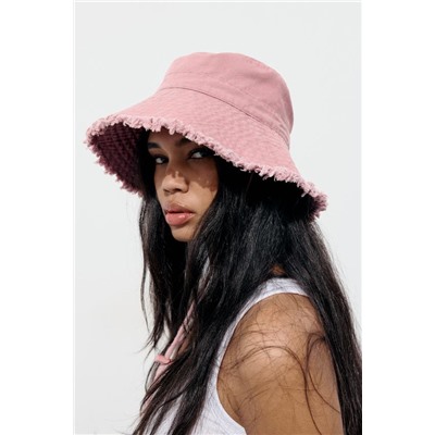 FRAYED BUCKET HAT