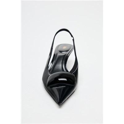 SLINGBACKS WITH HEEL DETAIL