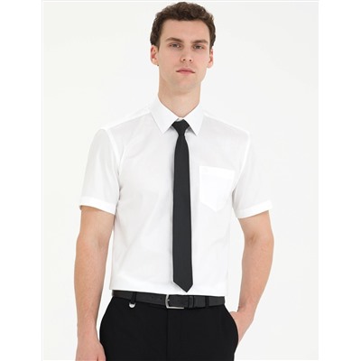 Beyaz Slim Fit Uzun Kollu Klasik Gömlek