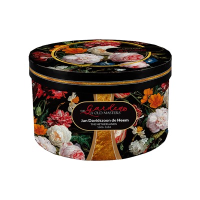 Пара чайная, 1 перс, 2 пр, 250 мл, фарфор F, черная, Розы, Baroque flowers, 62364