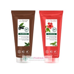 Klorane Cupuaçu Gel Douche Nutritif Fève de Tonka + Gel Douche Nutritif Fleur d'Hibiscus 2x200mlLot  × 2