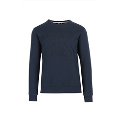 TRACK SWEATER NAVY