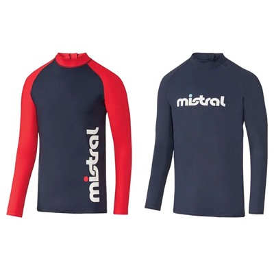 Mistral Schwimmshirt Herren, mit Reißverschluss am Rücken
