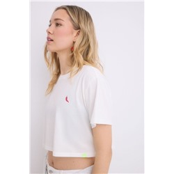 Camiseta 100% algodón blanco