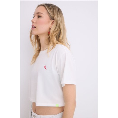 Camiseta 100% algodón blanco
