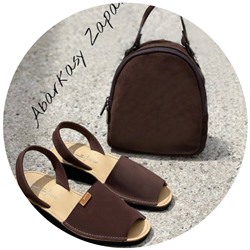 ZAPATOS · 1364 nobuk choco+AB.Z · Pelle · mochila (610 ) marrón
