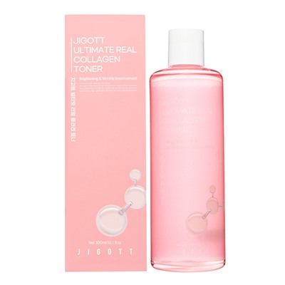 JIGOTT Ultimate Real Collagen Toner Тонер для лица с коллагеном 300мл