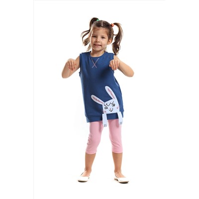 Denokids Keyifli Tavşan Tunik Takım CFF-21Y1-343