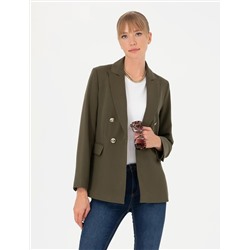 Kahverengi Slim Fit Ceket
