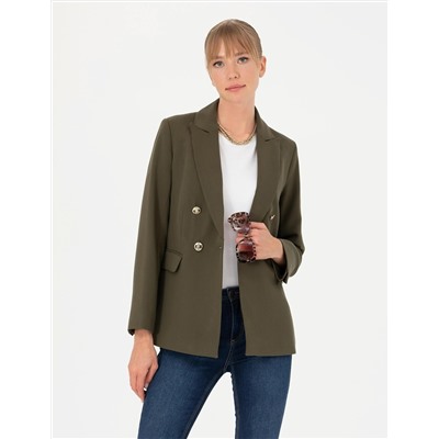 Kahverengi Slim Fit Ceket