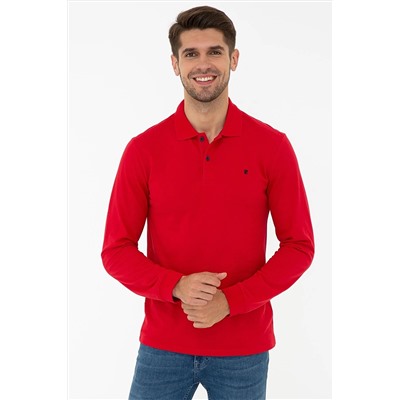 Pierre Cardin Erkek Kirmizi Sweat Shirt Basic G021GL082.000.1372124