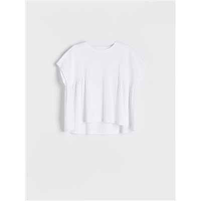T-Shirt im Boxy-Stil aus Baumwolle
