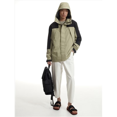 Jacke aus Materialmix
