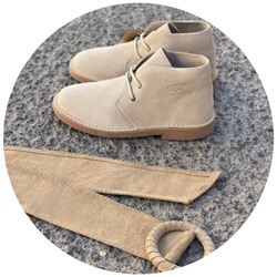 AB.Z. SAFARY crudo+Ab.Zapatos Pelle cinturon seraje (160) beig АКЦИЯ
