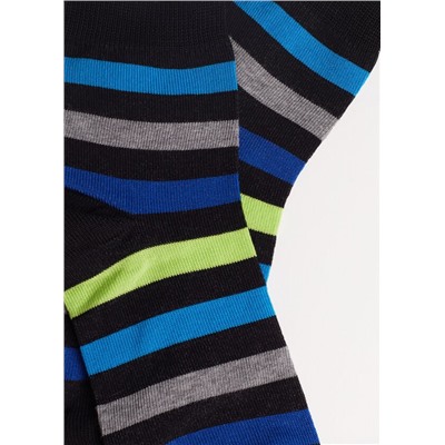 Kurze Socken mit Streifen für Jungen