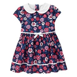 Floral Poplin Dress