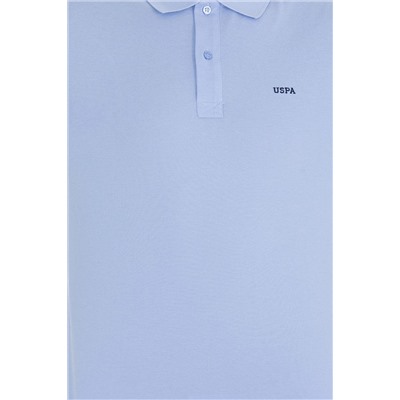 Erkek Mavi Basic Polo Yaka Tişört