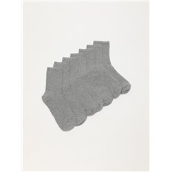 Pack of 7 pairs of basic long socks