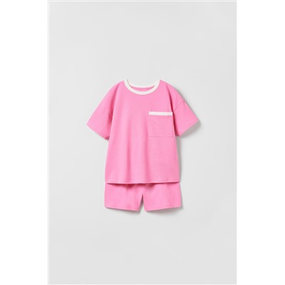 KIDS/ CONJUNTO BOLSILLO LISO