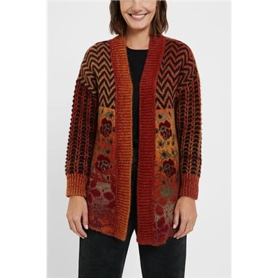 Chaqueta punto boho