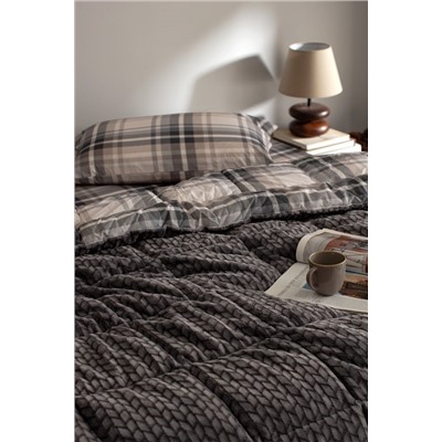 Beth Tek Kişilik Wellsoft Comforter Set - Antrasit