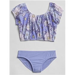 Puff Sleeve Swim Two-Piece