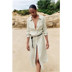 FROM 07.08 TO 10.01 LINEN TUNIC DRESS