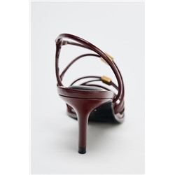 HIGH-HEEL STRAPPY SANDALS
